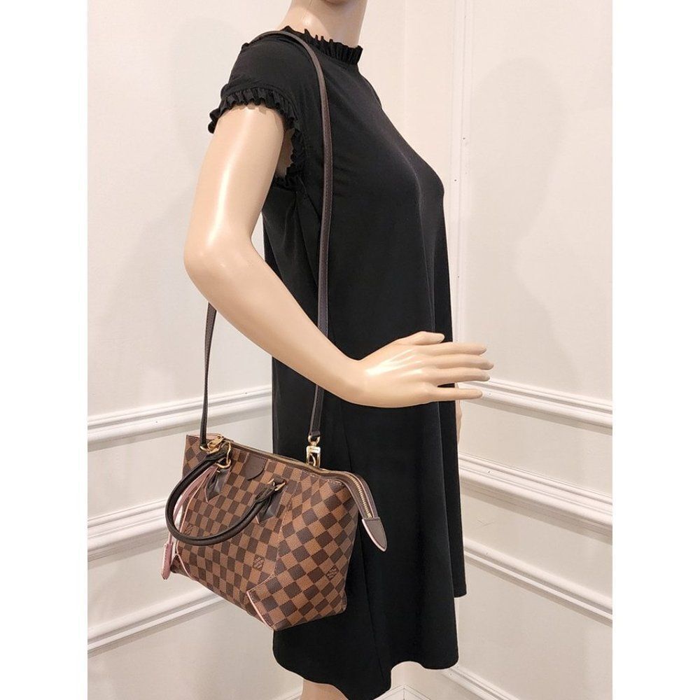 Louis Vuitton Caissa PM Damier Ebene Canvas Tote | Like New Condition - Picture 10 of 11
